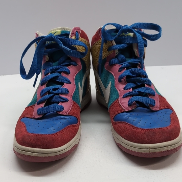Nike SB Dunk High Multicolor Womens Size 10.5 What The Dunk Inspired Rare - Picture 2 of 10